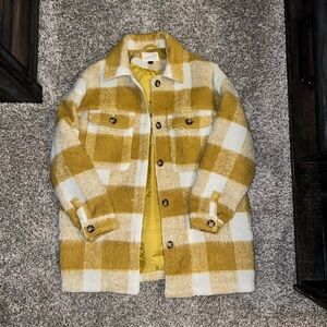 Oversized Plaid Fall Jacket